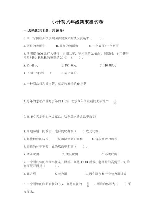 小升初六年级期末测试卷（培优b卷）.docx