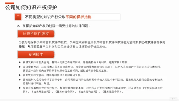 保护知识产权应知应会版权PPT模板
