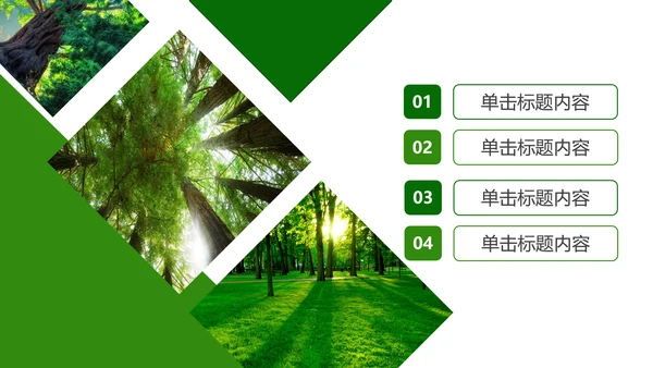 湿地森林世界湿地森林日植树造林动态PPT模板
