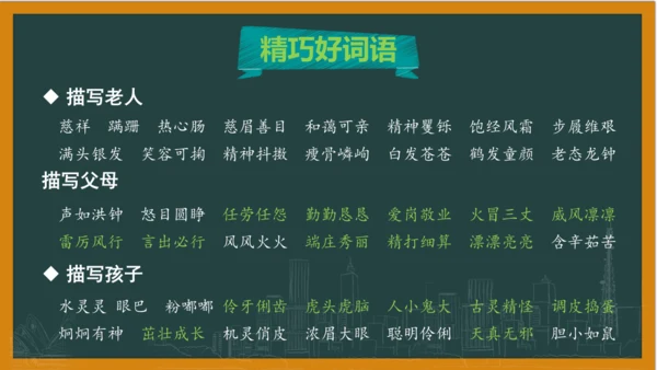 统编版语文四年级上册 第二单元习作：  我的家人课件