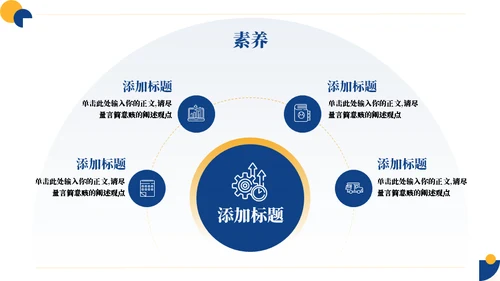 缺角的圆企业公司培训通用PPT模板