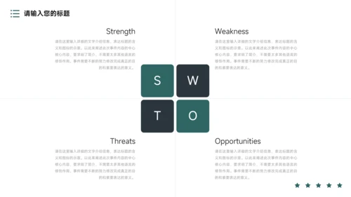 绿色沉稳图文运营方案策划PPT模板