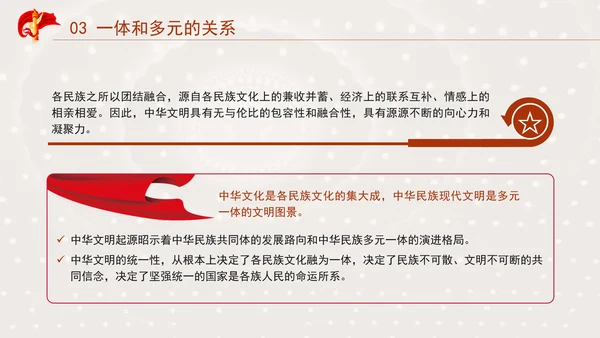 中国传统文化宣传建设中华民族现代文明要把握好的关系专题党课PPT