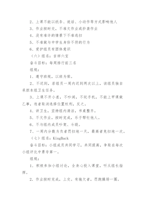 高中班级公约.docx