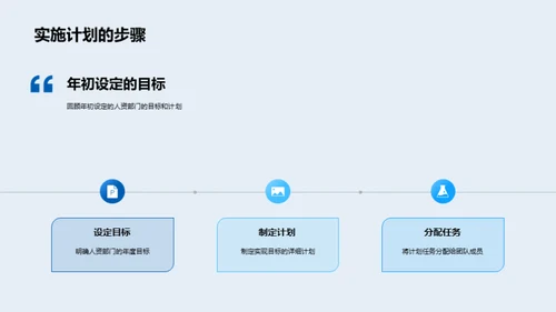 人资部门半年回顾与展望