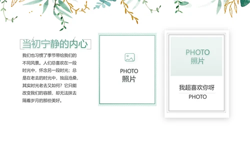 致青春毕业季青春毕业纪念册PPT