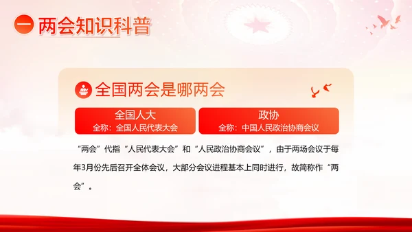 全国两会精神两会常识两会看点两会政府工作报告PPT