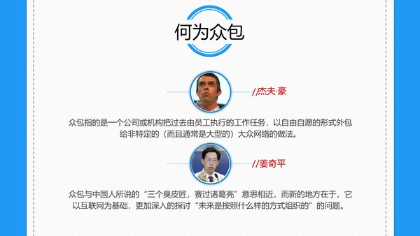 众包平台介绍通用PPT模板