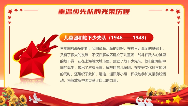 少先队建队76周年主题活动宣传PPT