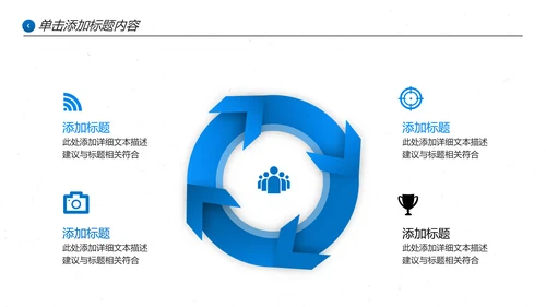 蓝色企业宣传公司简介PPT模板
