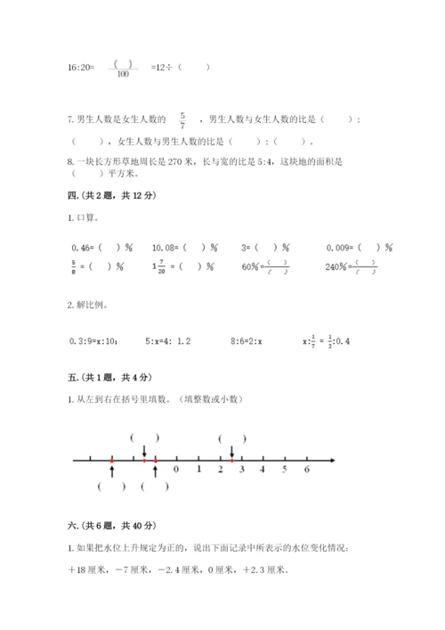 苏教版小升初数学模拟试卷及答案（全国通用）.docx