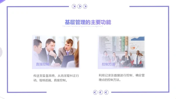 紫色简约几何风基层干部的角色认识和能力提升培训PPT团队管理