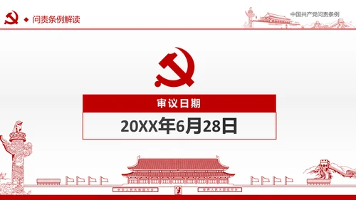 贯彻落实问责条例推进全面从严治党PPT