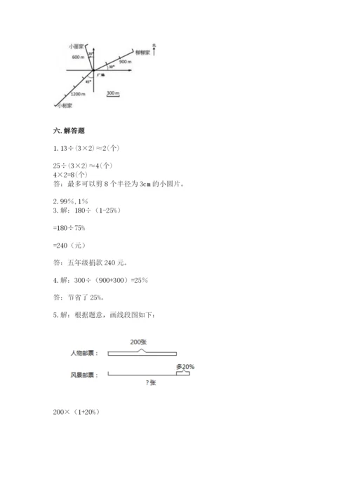 小学数学六年级上册期末测试卷附完整答案【全优】.docx