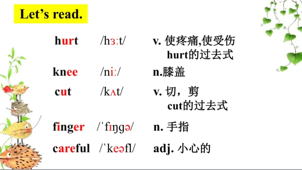 Module 9 Unit 2 I bumped my head.  课件(共34张PPT)