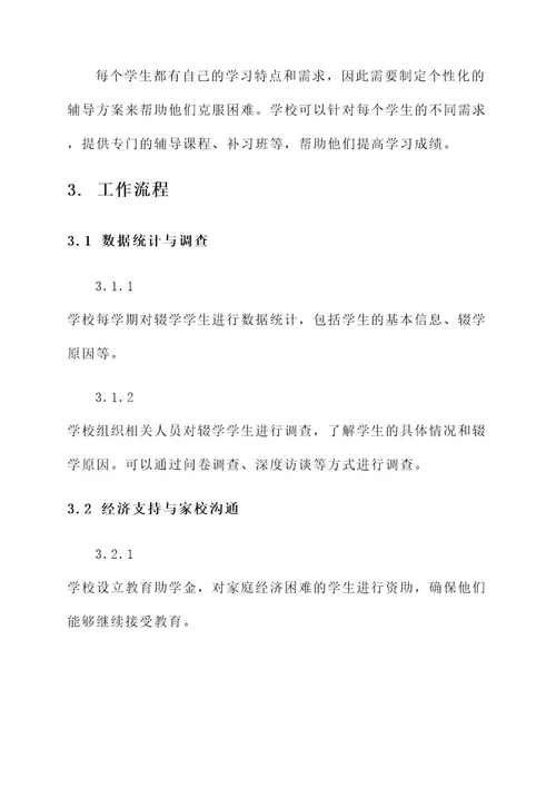 强化控辍保学工作方案