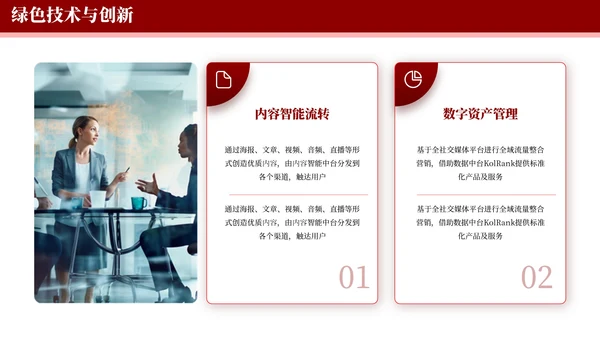 红色简约绿色发展与可持续创新数据分析报告