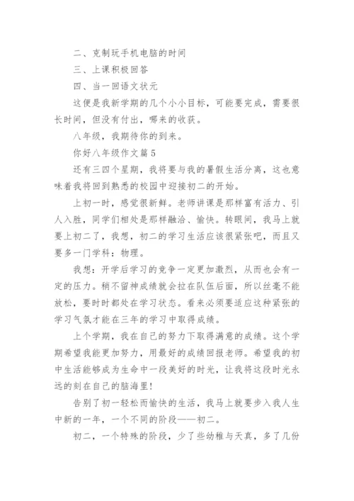 你好八年级作文范文5篇.docx