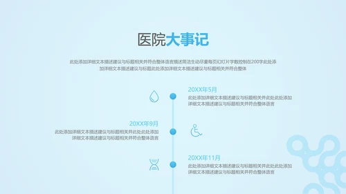 精美医院宣传医学医疗医生类通用PPT模板