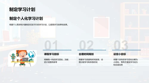 初一学习策略报告PPT模板