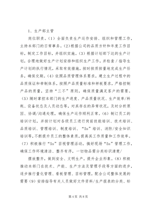 关于公司各部门问题点及改善建议 (5).docx