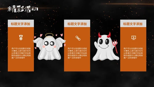 卡通万圣节活动方案PPT模板