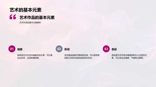 艺术赏析课PPT模板