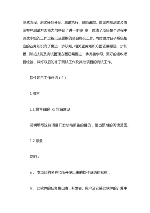 软件项目实施总结.docx