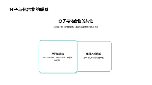 解读分子与化合物