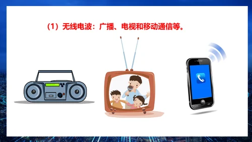 无线电电磁波信号通用PPT模板