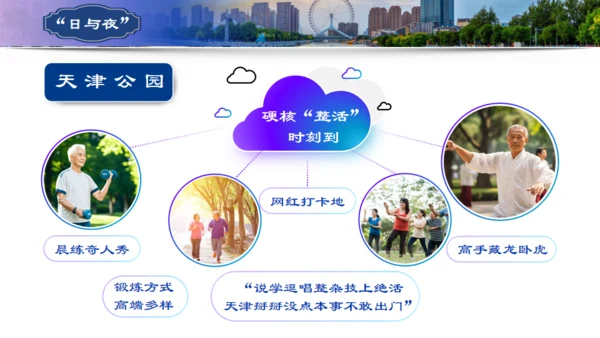 天津市天津介绍旅游攻略通用PPT模板
