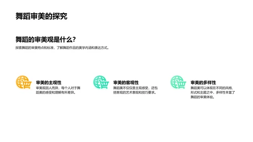 舞蹈美学解读PPT模板