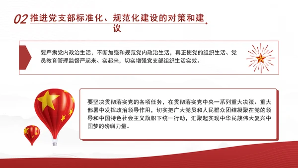 2024党支部标准化规范化建设面临的问题和对策ppt课件