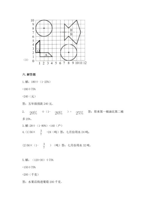 小学数学六年级上册期末测试卷【考点提分】.docx