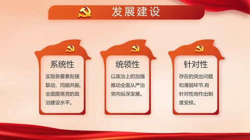 红色大气公安警察派出所动态PPT