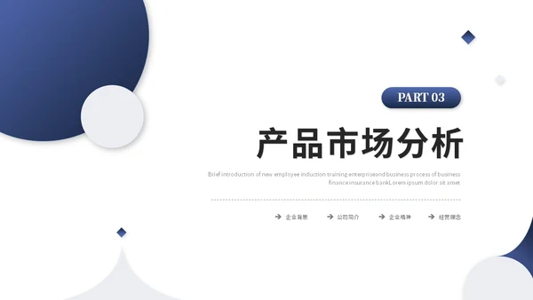 蓝色简约商务商业计划书项目招商合作ppt模板