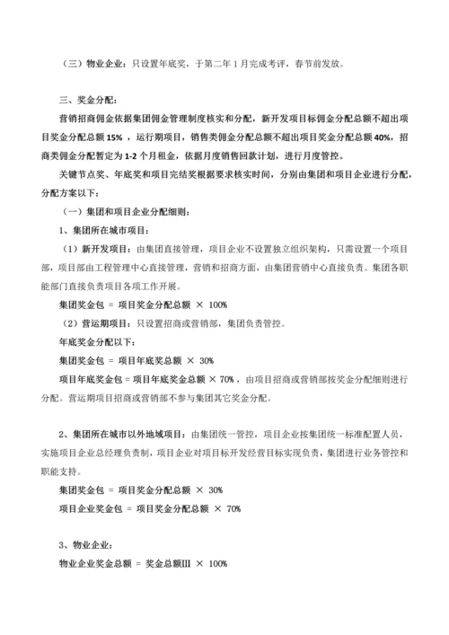 房地产集团奖金激励管理专业方案.docx