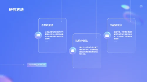 紫色创意医疗生物研究报告PPT案例