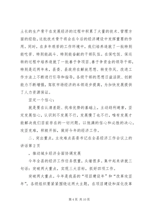 县委书记在全县经济工作会议上的讲话 (10).docx