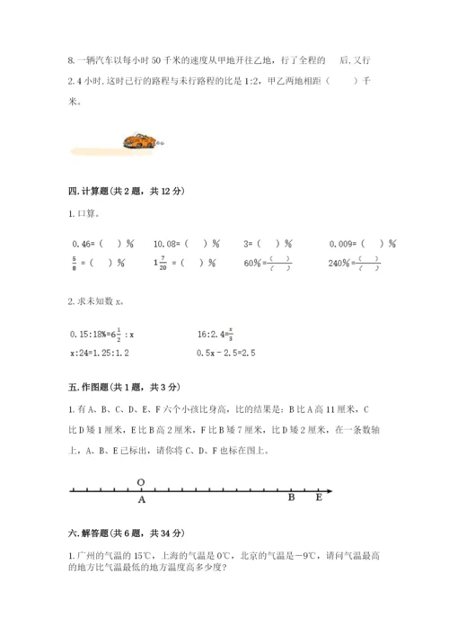 小升初六年级期末测试卷附参考答案【培优b卷】.docx