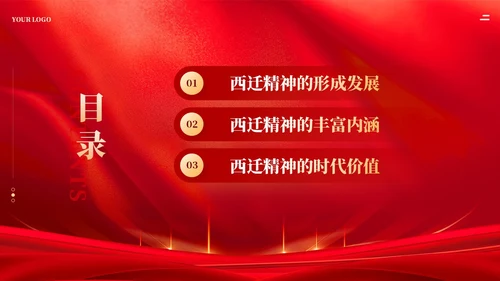 红色传承西迁精神矢志爱国奋斗党课教育课件PPT党建