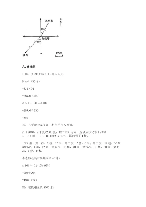 六年级下册数学期末测试卷带答案下载.docx