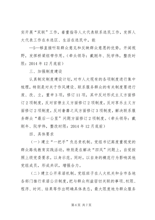 对市人大常委会党组的意见建议 (5).docx