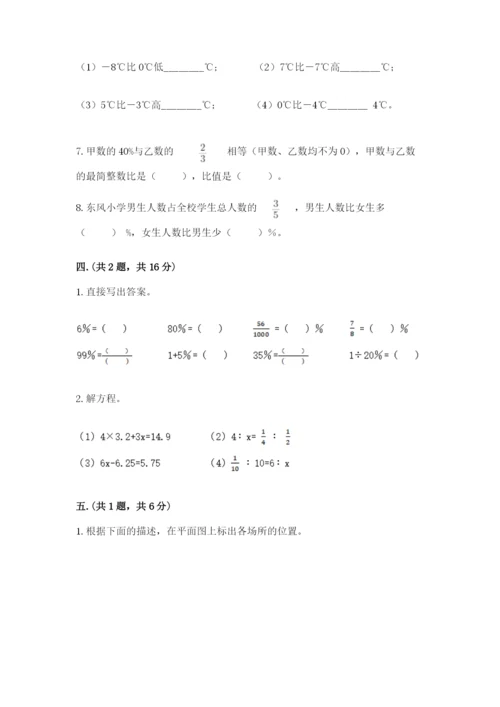 苏教版六年级数学小升初试卷word版.docx