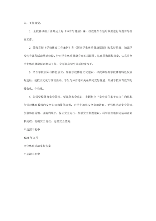 学校文化体育建设实施方案.docx