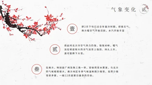 大雪季气中国风通用PPT模板