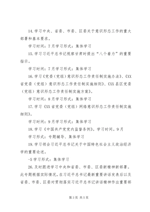 安监局党组中心组学习存在问题整改报告 (5).docx