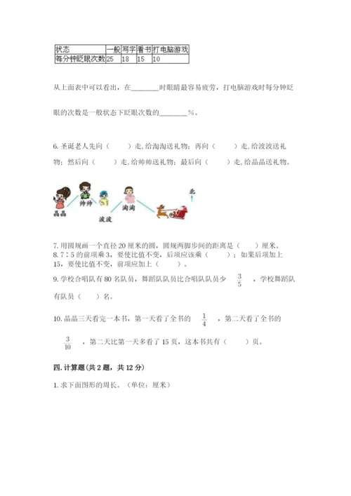 人教版六年级上册数学期末测试卷【考点提分】.docx