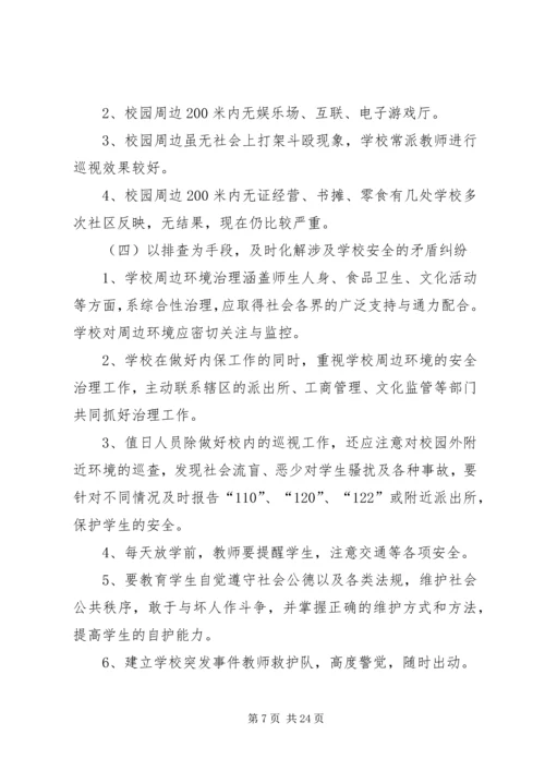 车田中心校校园周边环境整治方案.docx