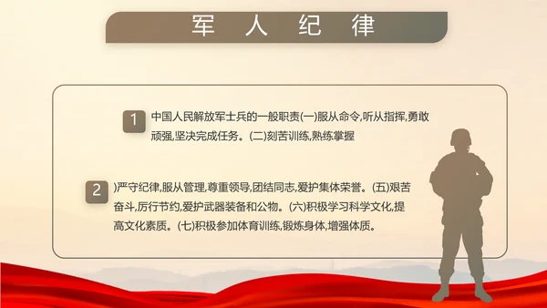 八一部队党课青春梦强军梦年年终总结PPT